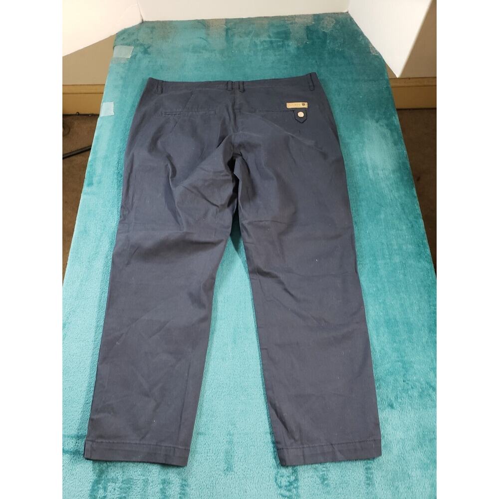 Dubarry Of Ireland Pants Sz 12 Eu 42 Womens Blue Cropped Khaki Chino Twill NWT - Picture 13 of 15